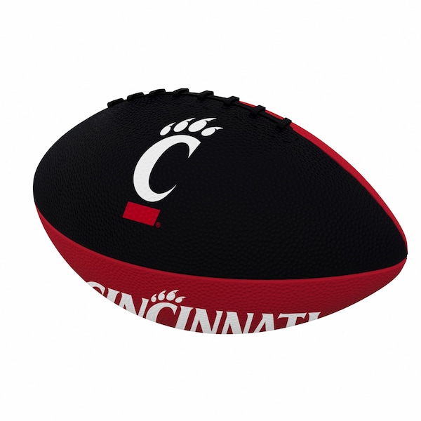 Logo Brands Cincinnati Pinwheel Junior Size Rubber Football 121-93JR-2 - main